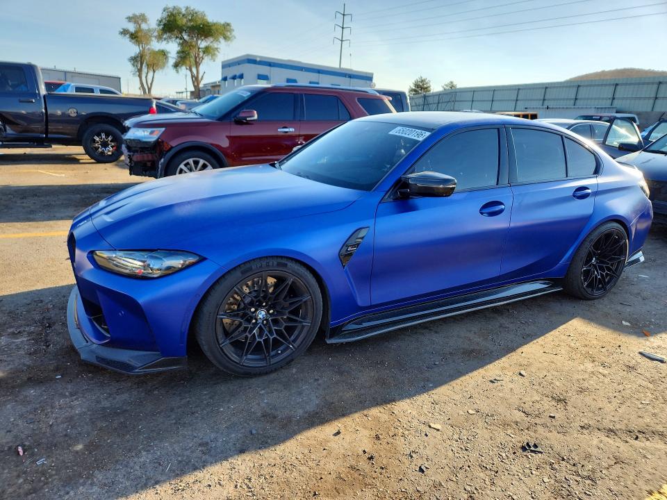 BMW M3 2021 with VIN WBS33AY03MFL32847 - Photo from auction