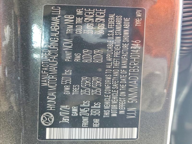 Photo 14 from auction – 2024 GENESIS GV70 with VIN 5NMMADTB5RH014346