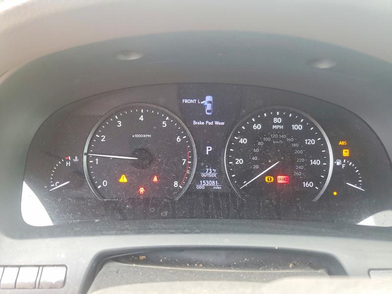 Photo 9 from auction – 2013 LEXUS LS with VIN JTHCL5EFXD5017507