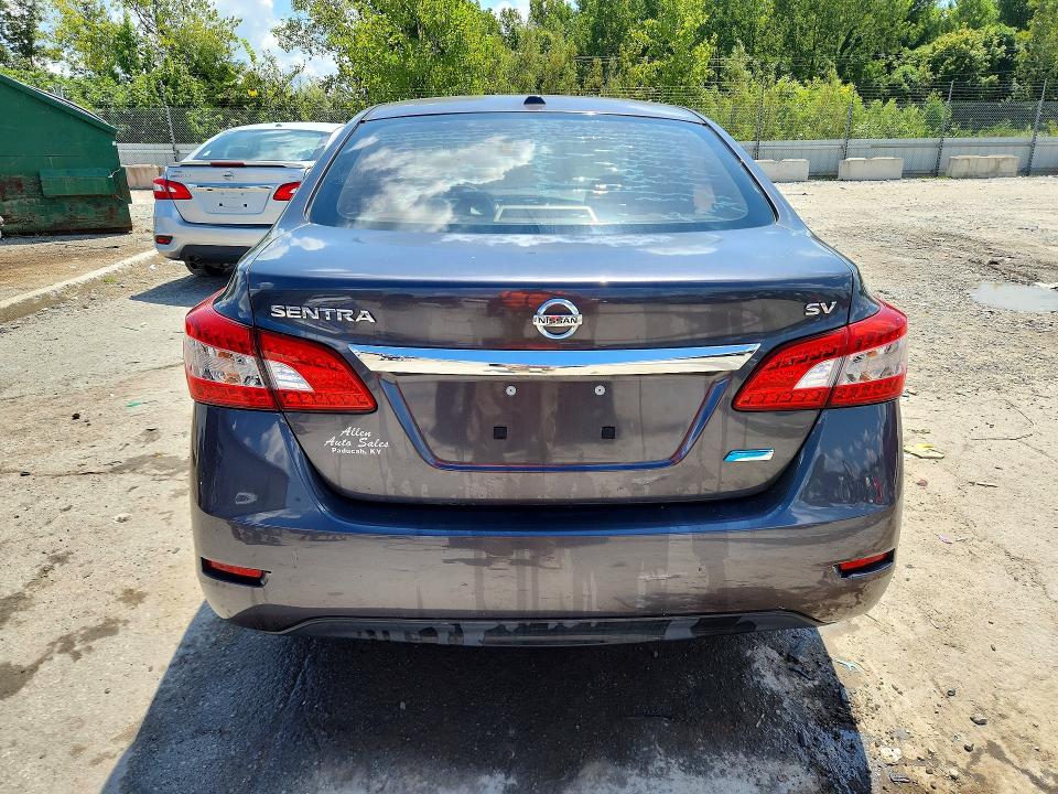 Photo 6 from auction – 2014 NISSAN SENTRA with VIN 3N1AB7AP0EY327775