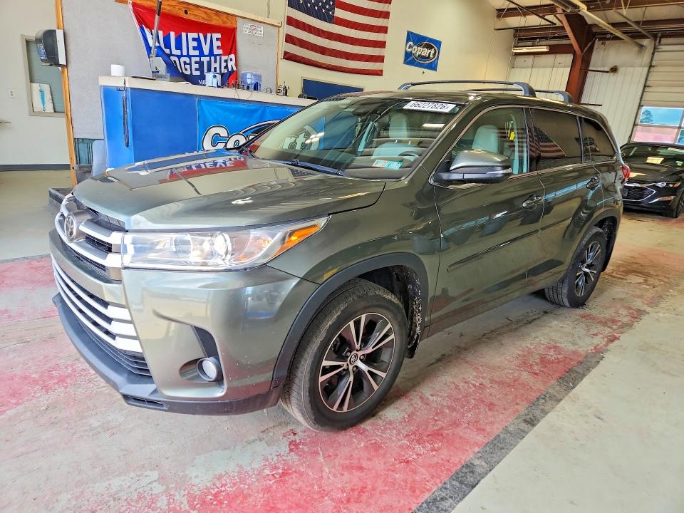 TOYOTA HIGHLANDER 2017 with VIN 5TDBZRFHXHS384829 - Photo from auction