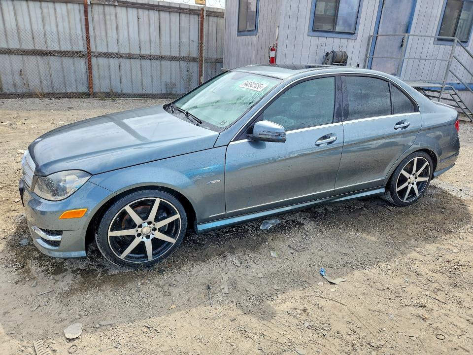 MERCEDES-BENZ C 2012 with VIN WDDGF4HB6CA652863 - Photo from auction