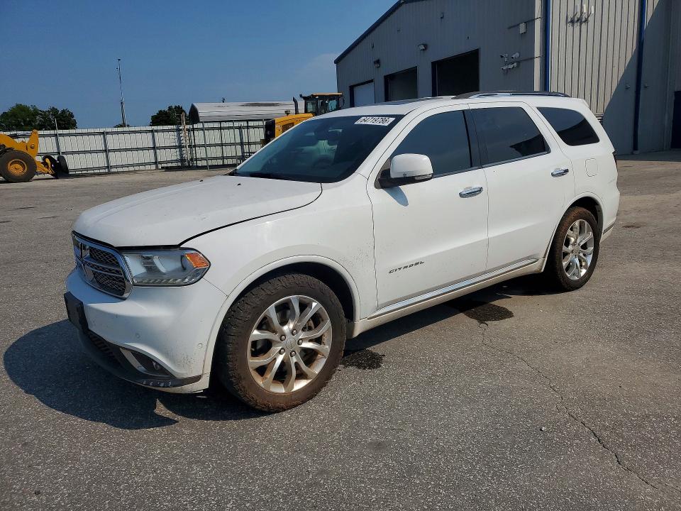 DODGE DURANGO 2018 with VIN 1C4RDHEG4JC393341 - Photo from auction