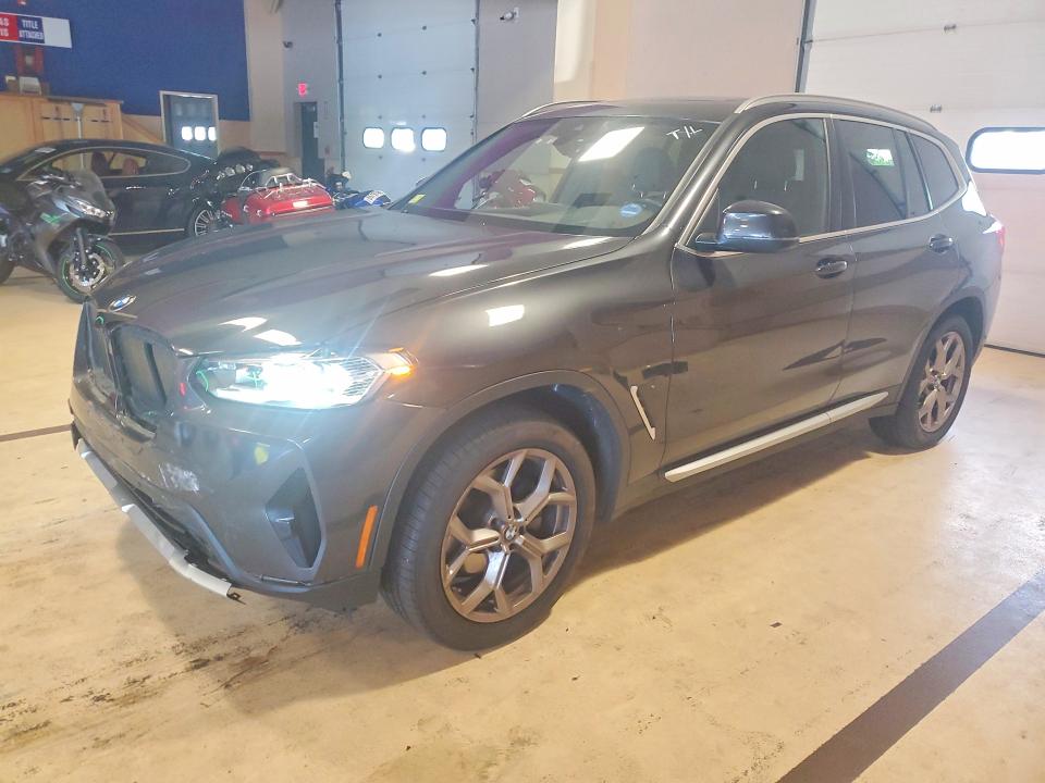 BMW X3 2022 with VIN 5UX53DP09N9M92457 - Photo from auction