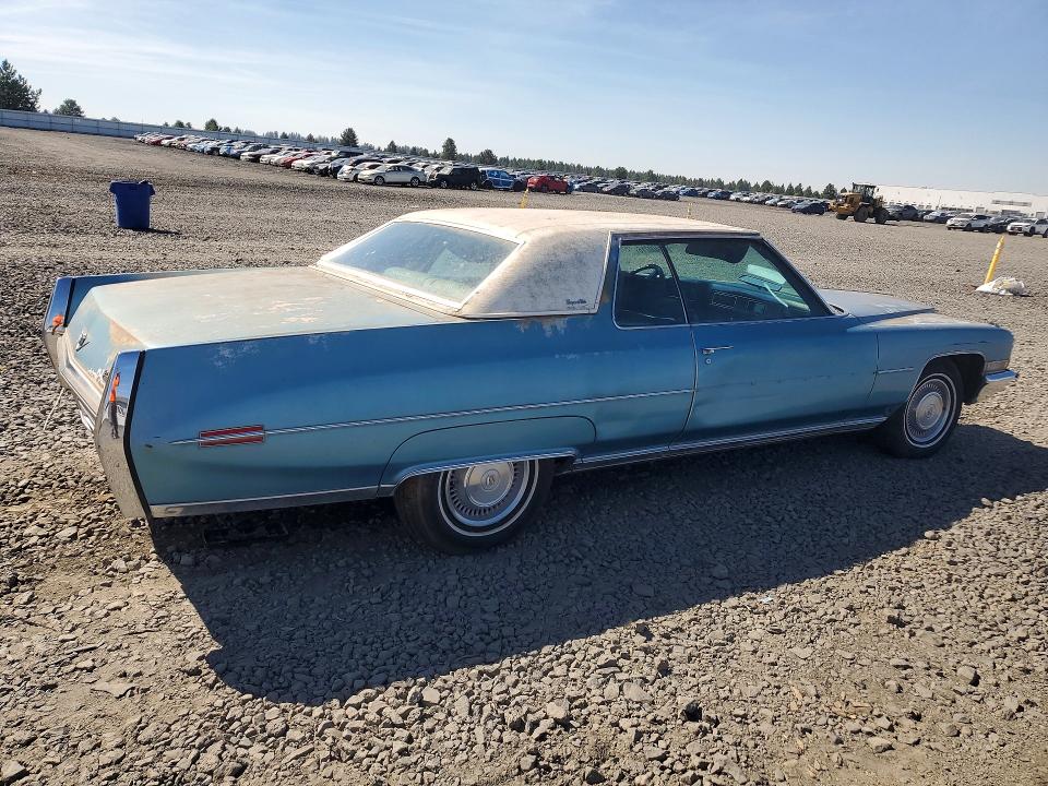 Photo 3 from auction – 1972 CADILLAC DEVILLE with VIN 6D47R2Q180034