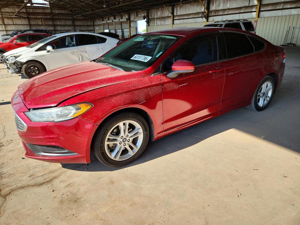 FORD FUSION 2018 with VIN 3FA6P0HD2JR268357 - Photo from auction