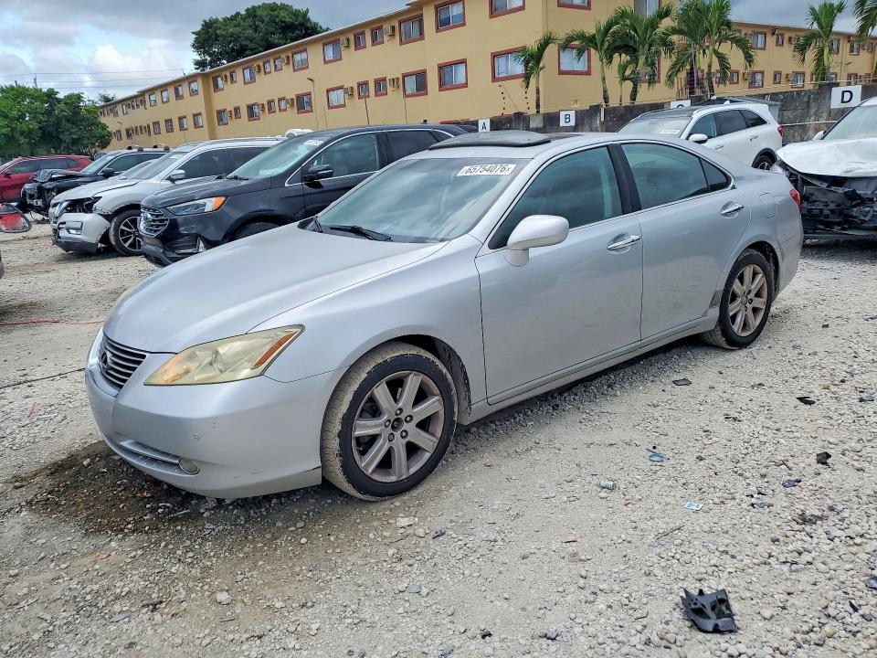 LEXUS ES 2008 with VIN JTHBJ46G182168696 - Photo from auction