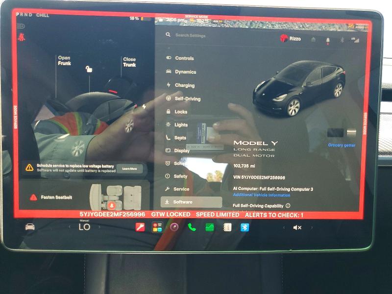 صورة رقم 9 من المزاد - 2021 TESLA MODEL Y مع VIN 5YJYGDEE2MF256996