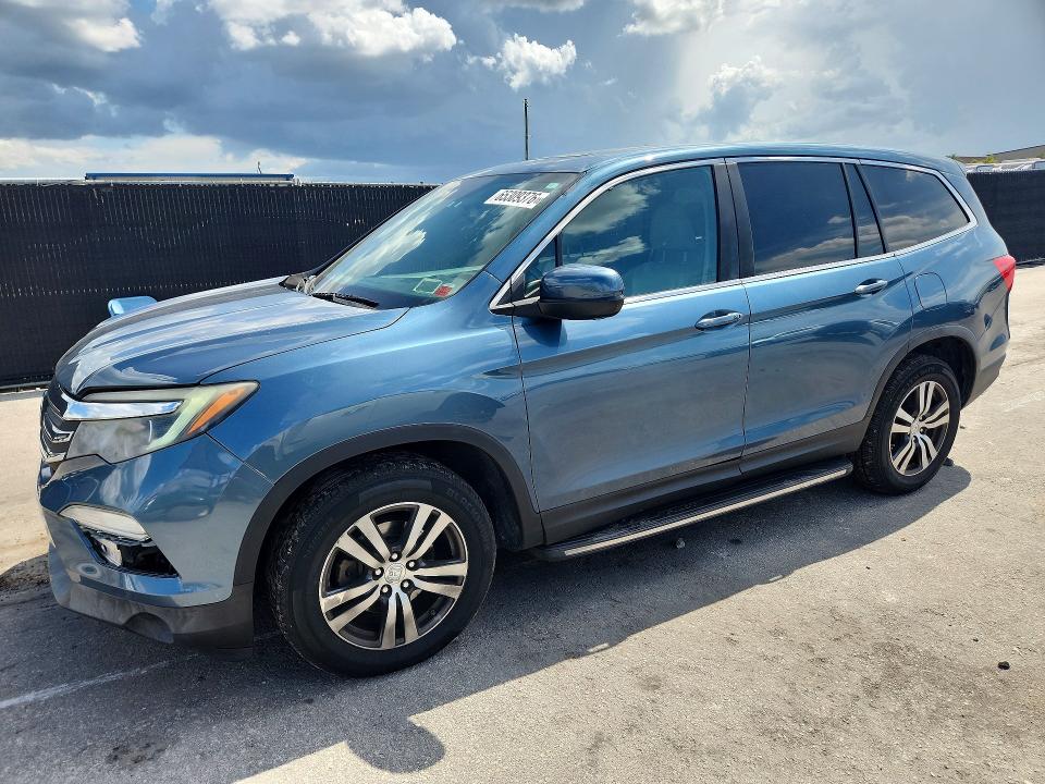 HONDA PILOT 2016 with VIN 5FNYF6H5XGB076003 - Photo from auction