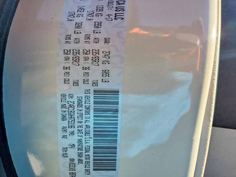 Photo 14 from auction – 2017 CHRYSLER PACIFICA with VIN 2C4RC1BG0HR753186