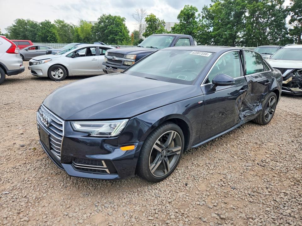 AUDI A4 2017 with VIN WAUENAF4XHN006598 - Photo from auction