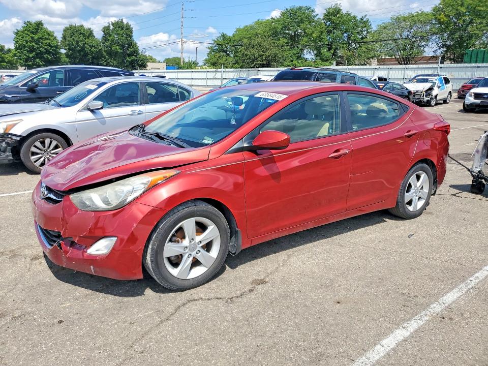 HYUNDAI ELANTRA 2013 with VIN 5NPDH4AE5DH252878 - Photo from auction