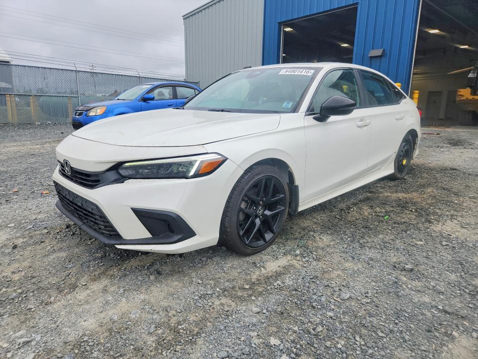HONDA CIVIC 2022 with VIN 2HGFE2F56NH107150 - Photo from auction