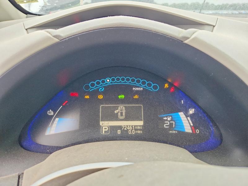Photo 9 from auction – 2012 NISSAN LEAF with VIN JN1AZ0CP8CT016858