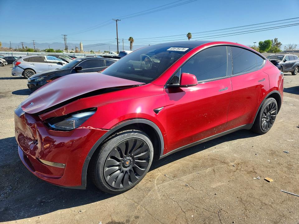 TESLA MODEL Y 2024 with VIN 7SAYGDEE5RA222736 - Photo from auction