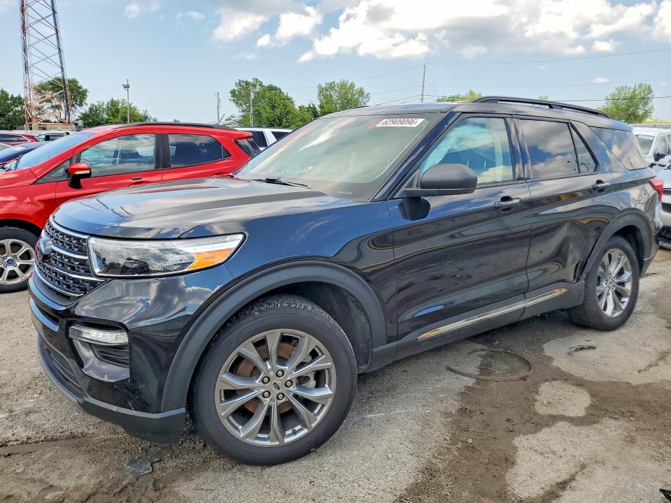 FORD EXPLORER 2021 with VIN 1FMSK8DH2MGB78406 - Photo from auction