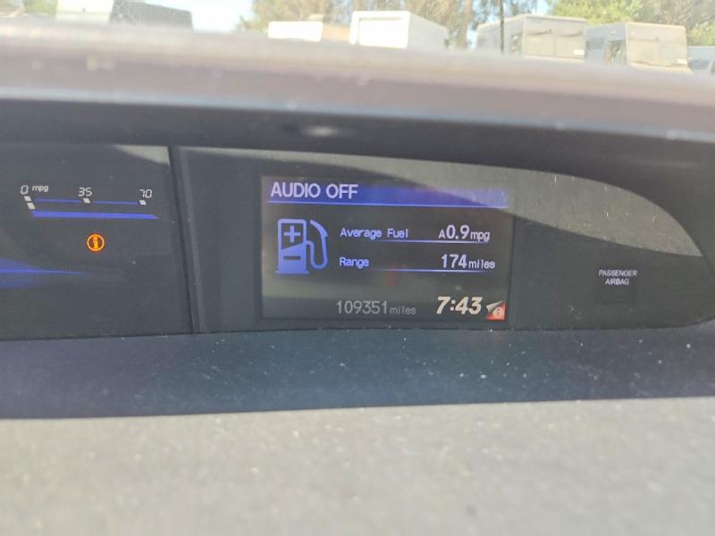 Photo 9 from auction – 2012 HONDA CIVIC with VIN 19XFB2F95CE300151