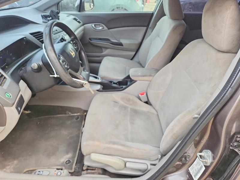 Photo 7 from auction – 2012 HONDA CIVIC with VIN 2HGFB2F45CH043230