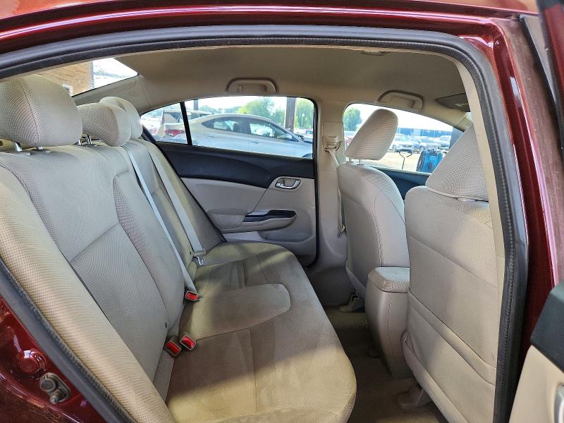 Photo 10 from auction – 2012 HONDA CIVIC with VIN 19XFB2F50CE095691