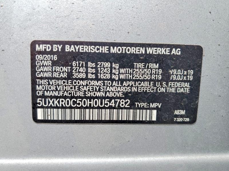 Zdjęcie 14 z aukcji – 2017 BMW X5 z VIN 5UXKR0C50H0U54782