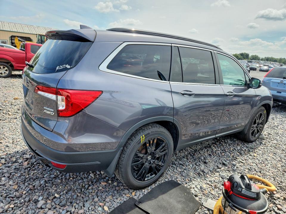 Photo 3 from auction – 2022 HONDA PILOT with VIN 5FNYF6H29NB005913