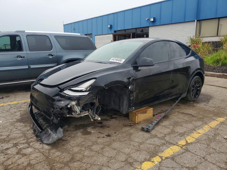 TESLA MODEL Y 2021 with VIN 5YJYGDEE9MF183979 - Photo from auction