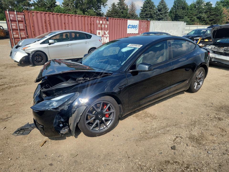 TESLA MODEL 3 2023 with VIN 5YJ3E1EA1PF619711 - Photo from auction