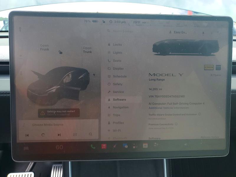 Photo 9 from auction – 2026 TESLA MODEL Y with VIN 7SAYGDED4TA582160