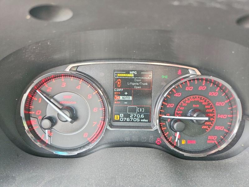 Photo 9 from auction – 2016 SUBARU WRX with VIN JF1VA2M62G9819116