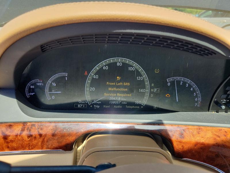 Photo 9 from auction – 2012 MERCEDES-BENZ S with VIN WDDNG9EB8CA469325