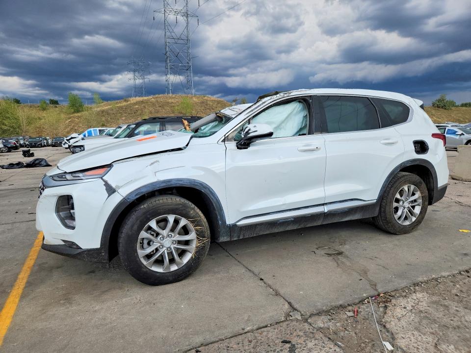 HYUNDAI SANTA FE 2019 with VIN 5NMS3CAD2KH130044 - Photo from auction