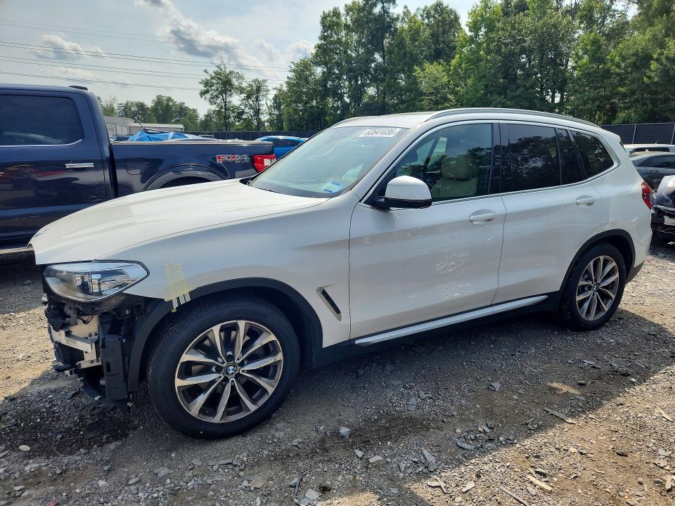 BMW X3 2019 with VIN 5UXTR9C55KLE18426 - Photo from auction