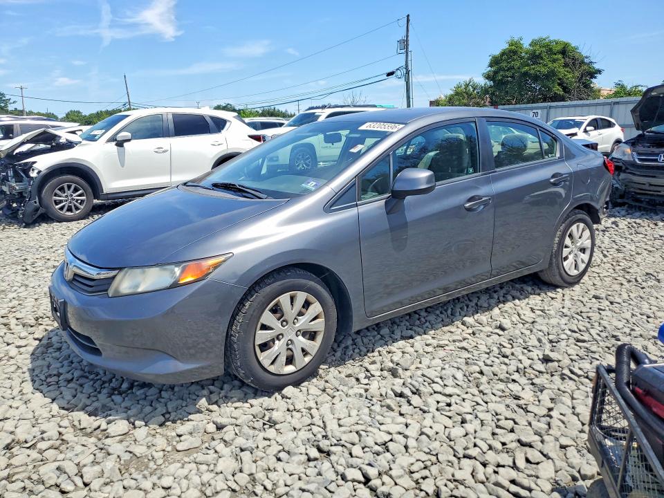HONDA CIVIC 2012 with VIN 19XFB2F54CE343134 - Photo from auction
