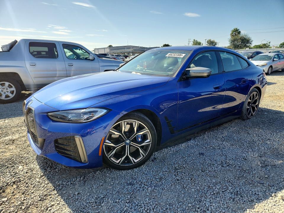 BMW I4 2023 with VIN WBY33AW04PFP23454 - Photo from auction