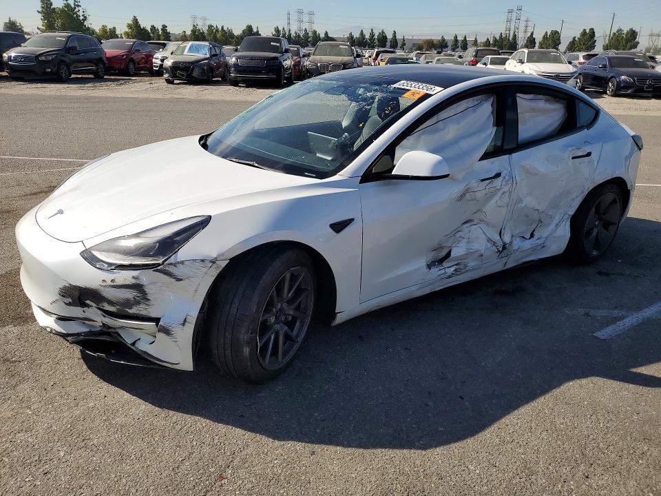 TESLA MODEL 3 2023 with VIN 5YJ3E1EA1PF412462 - Photo from auction