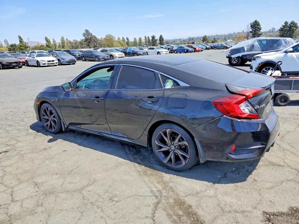 Photo 2 from auction – 2020 HONDA CIVIC with VIN 19XFC2F83LE210422