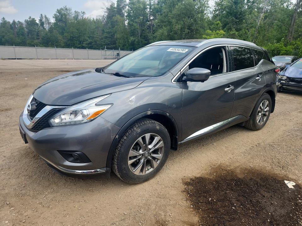 NISSAN MURANO 2016 with VIN 5N1AZ2MH5GN121931 - Photo from auction