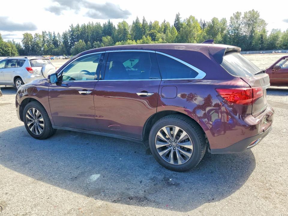 Photo 2 from auction – 2015 ACURA MDX with VIN 5FRYD4H66FB006904