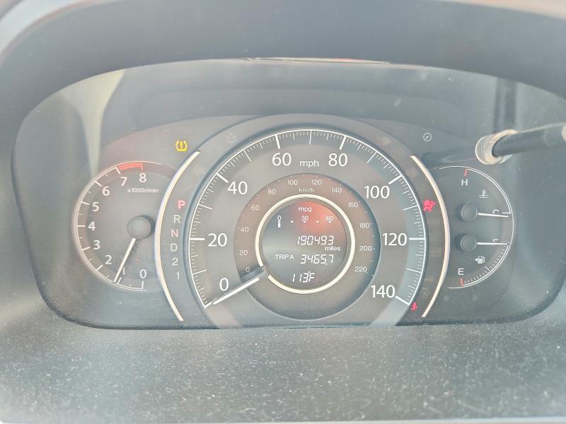 Photo 9 from auction – 2012 HONDA CR-V with VIN 5J6RM3H31CL033775