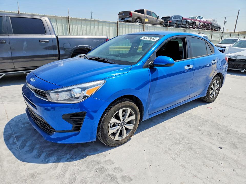 KIA RIO 2022 with VIN 3KPA24AD4NE506503 - Photo from auction