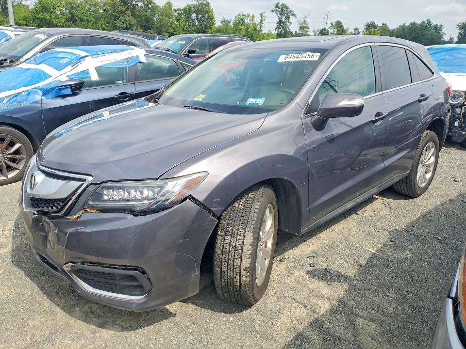 ACURA RDX 2018 with VIN 5J8TB4H52JL014272 - Photo from auction