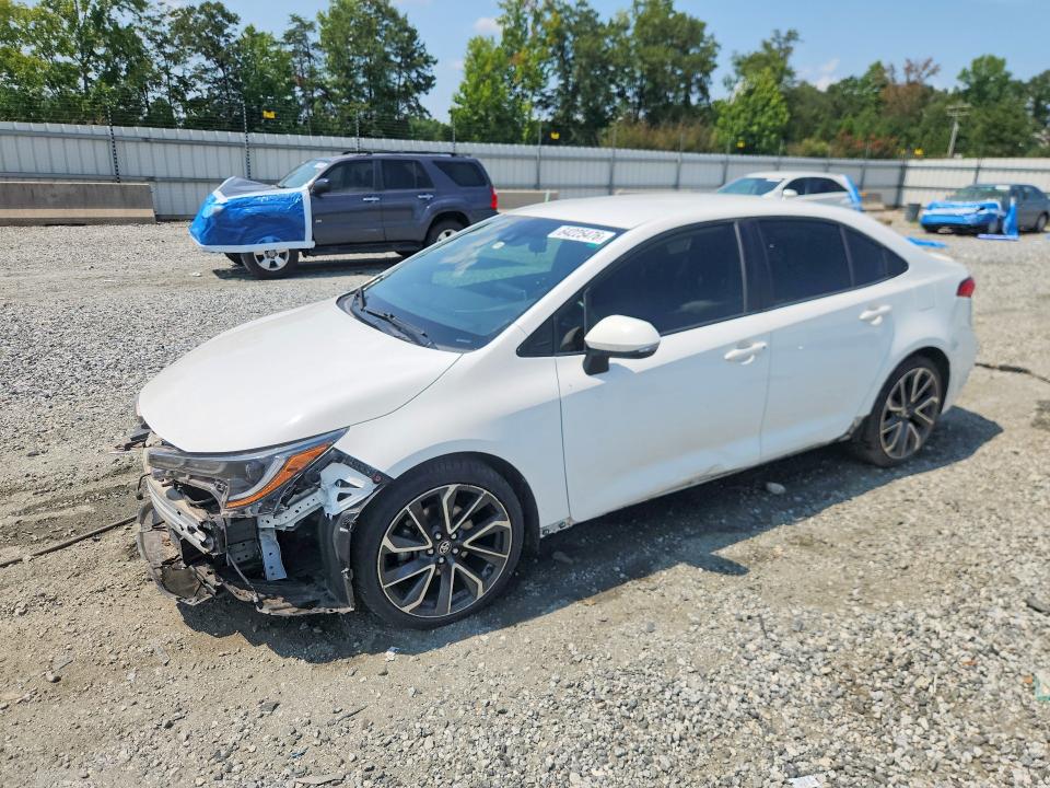 TOYOTA COROLLA 2021 with VIN JTDS4MCE3MJ062438 - Photo from auction