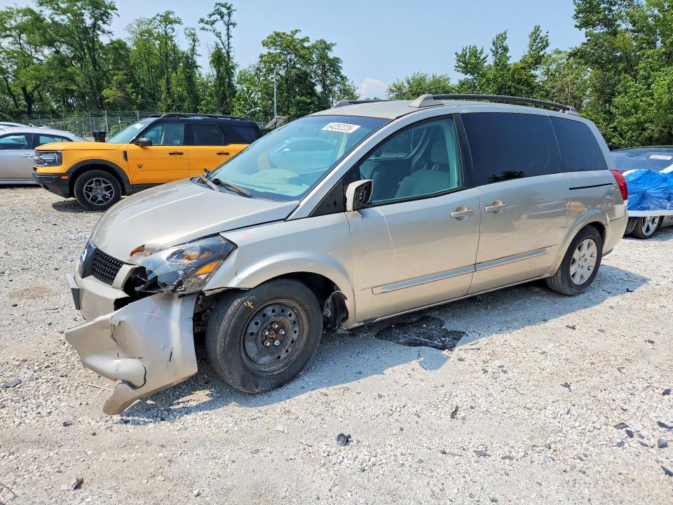 NISSAN QUEST 2005 with VIN 5N1BV28U75N104133 - Photo from auction