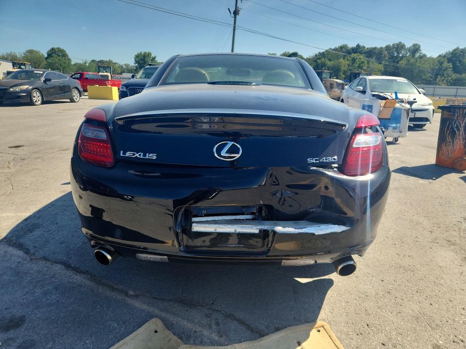 Photo 6 from auction – 2006 LEXUS SC with VIN JTHFN48Y369005659