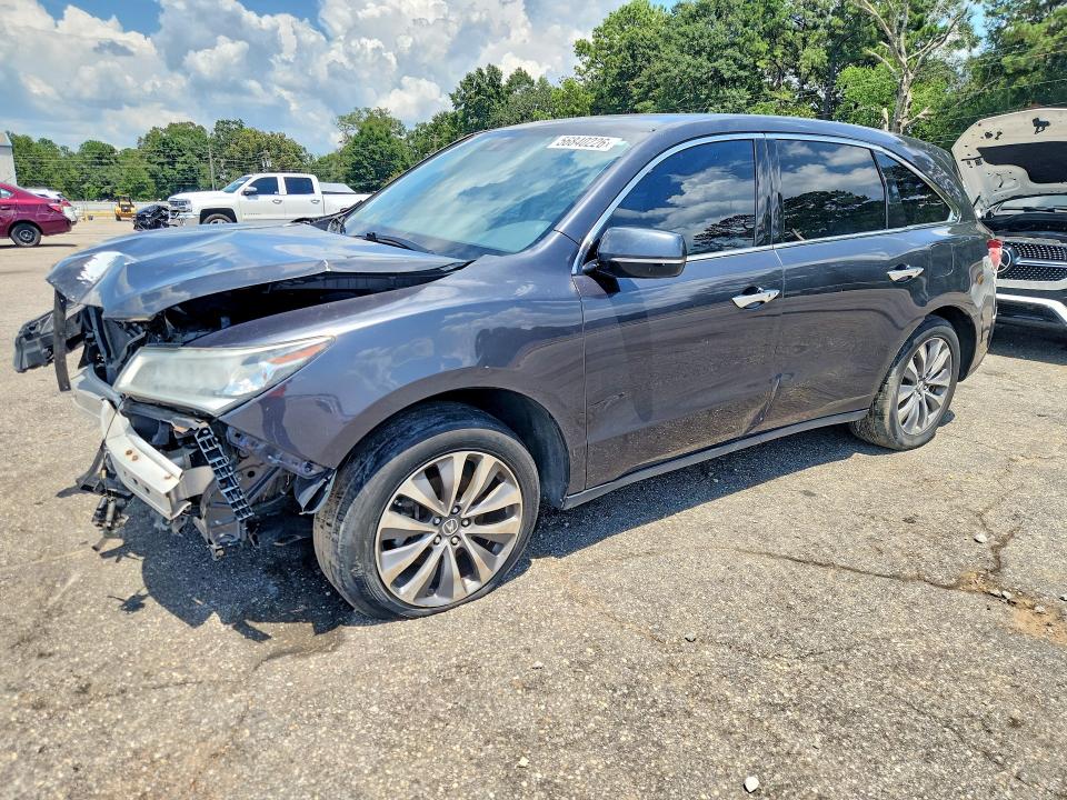 ACURA MDX 2015 with VIN 5FRYD4H44FB025496 - Photo from auction