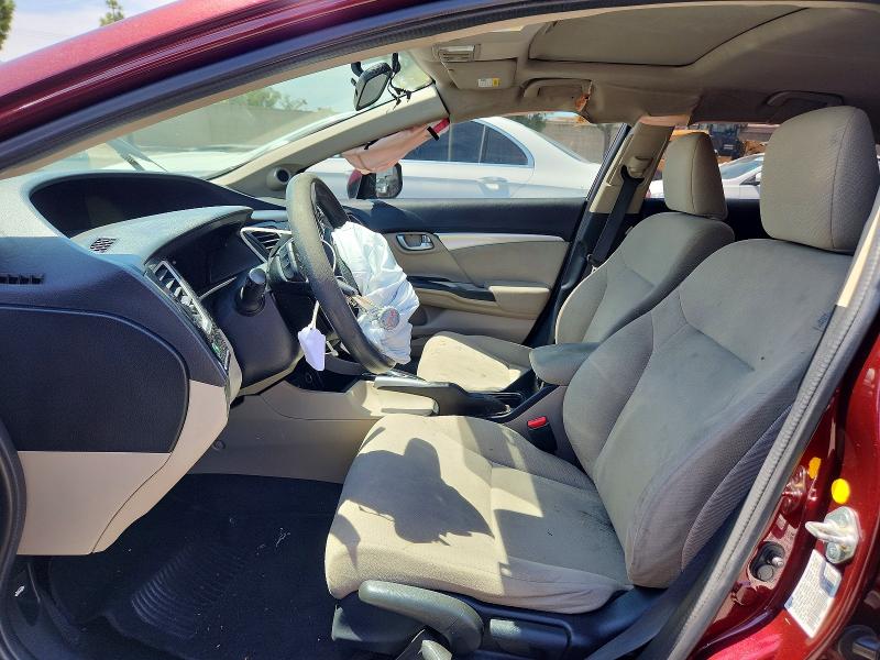 Photo 7 from auction – 2013 HONDA CIVIC with VIN 19XFB2F85DE254863