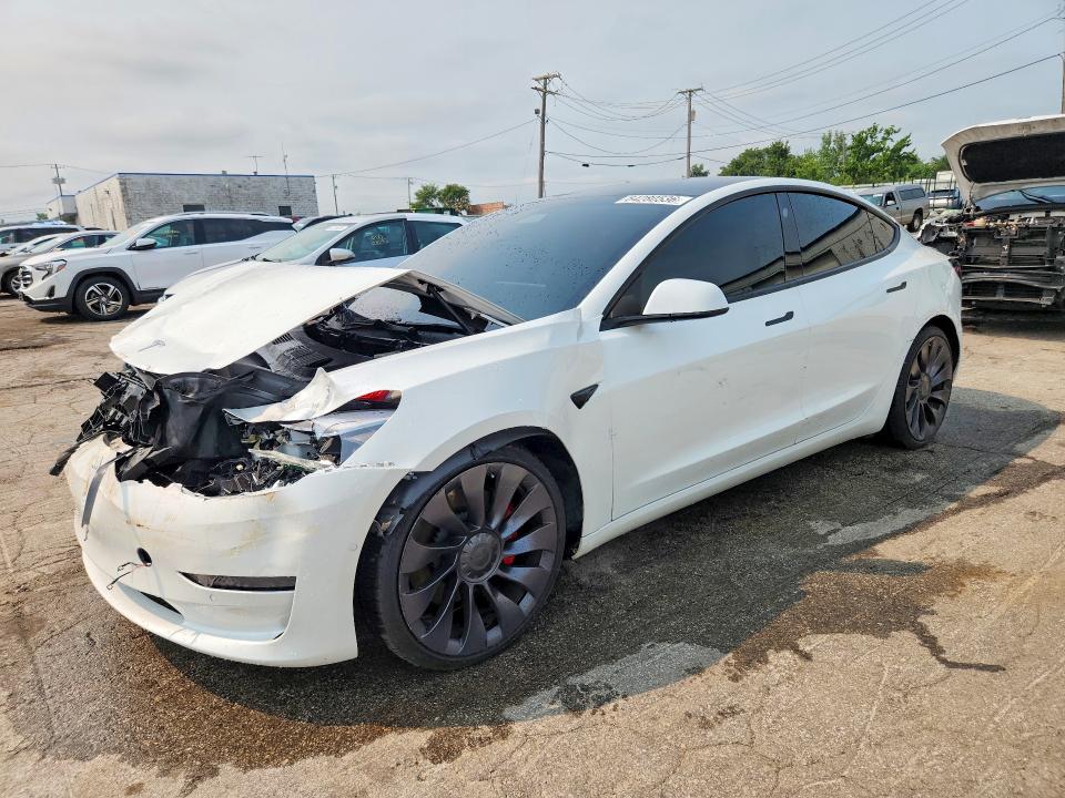 TESLA MODEL 3 2021 с VIN 5YJ3E1EC4MF030195 - Снимка от търг