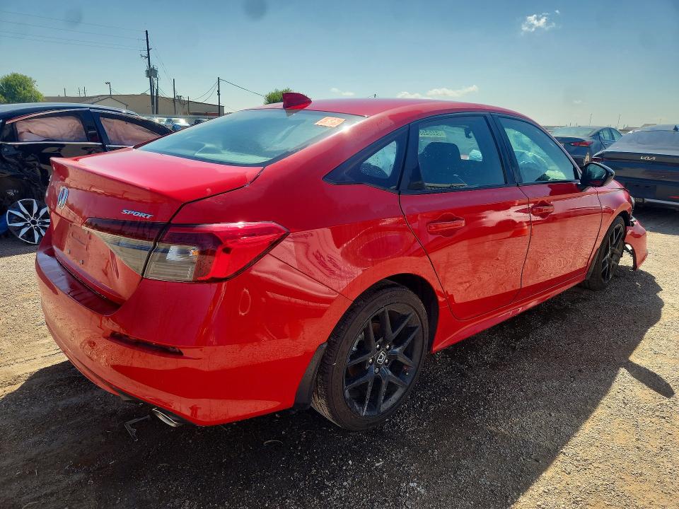 Photo 3 from auction – 2025 HONDA CIVIC with VIN 2HGFE2F51SH503045
