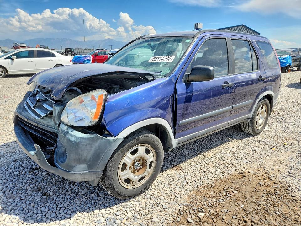 HONDA CR-V 2005 with VIN JHLRD685X5C007657 - Photo from auction