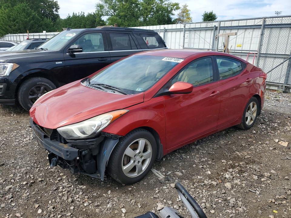 HYUNDAI ELANTRA 2013 with VIN KMHDH4AE2DU600749 - Photo from auction